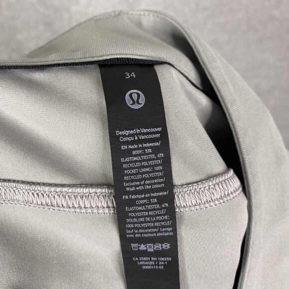Lululemon Pants Mens 34 (Fits 36x31.5) ABC Classic Fit 5 Pocket Pant Warpstreme - Picture 9 of 9